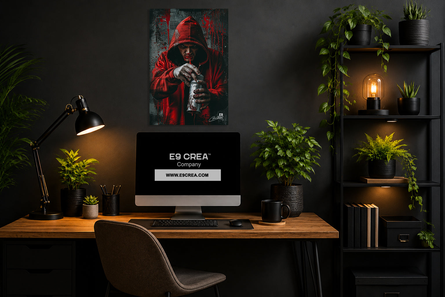 The Writer III - Impression sur aluminium HD | E9 Fine Metal Art