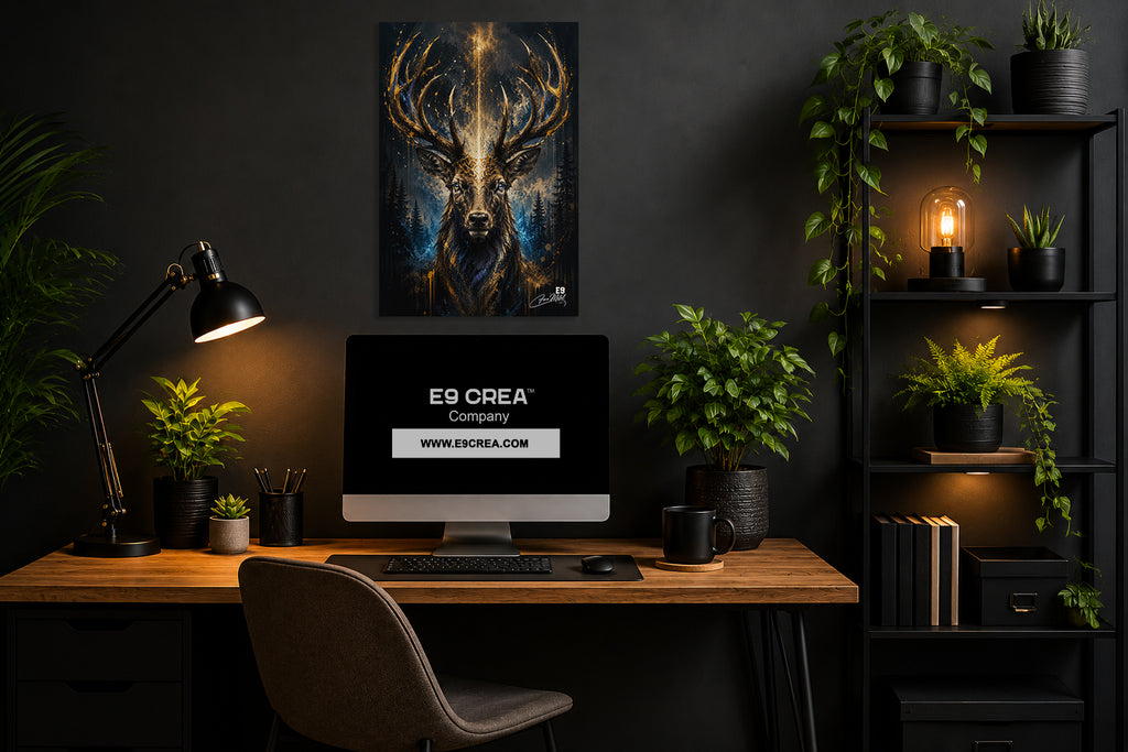 Spirit Stag - Impression sur aluminium HD | E9 Fine Metal Art #2