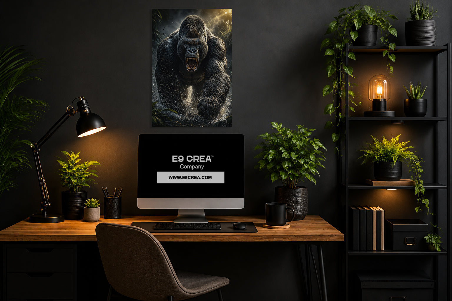 Silverback - Impression sur aluminium HD | E9 Fine Metal Art (Copie)