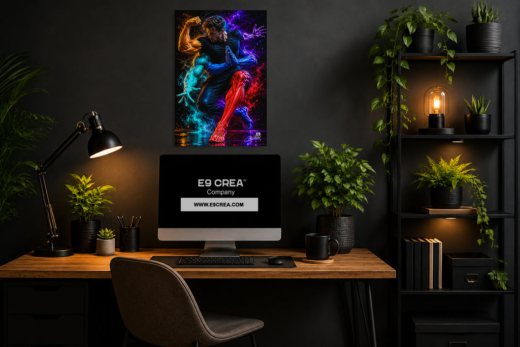 Unleashed Energy - Impression sur aluminium HD | E9 Fine Metal Art