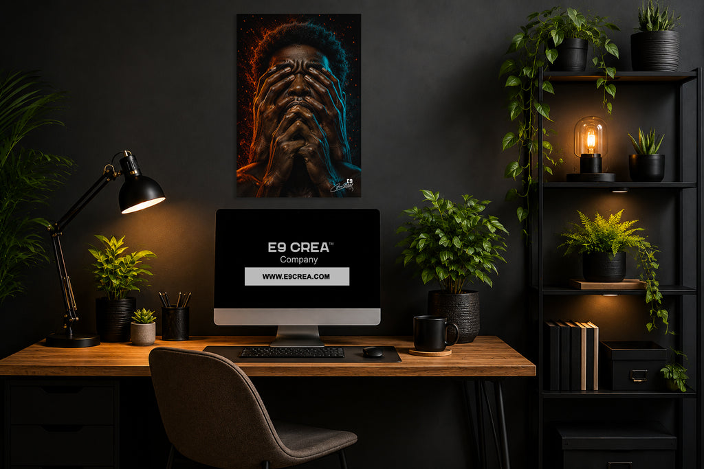 Can't See Me - Impression sur aluminium HD | E9 Fine Metal Art