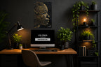 Gold Lines - Impression sur aluminium HD | E9 Fine Metal Art