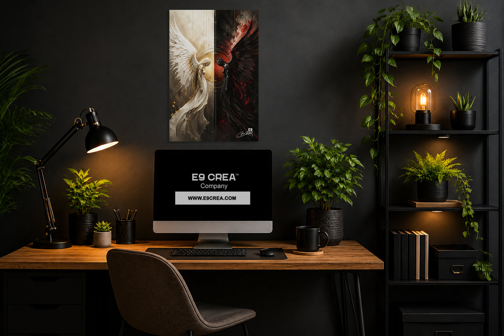 Light & Fallen - Impression sur aluminium HD | E9 Fine Metal Art