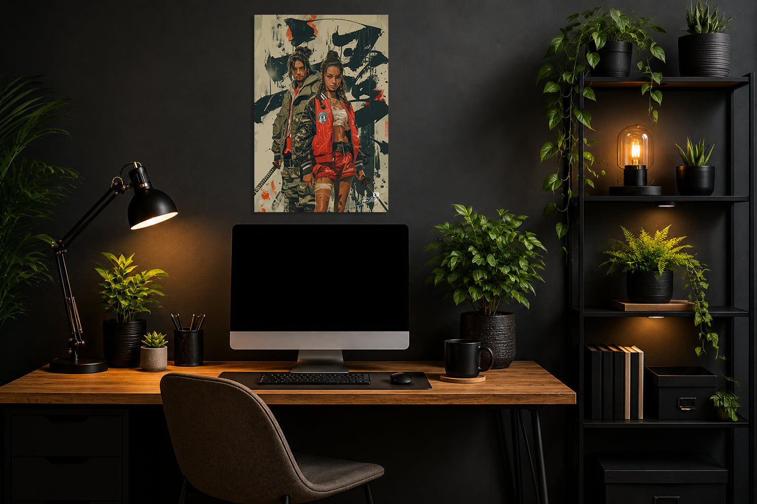 Urban Ronin - Impression sur aluminium HD | E9 Fine Metal Art