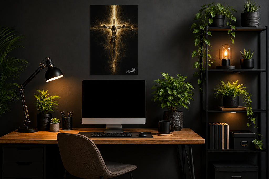 La Croix de Feu - Impression sur aluminium HD | E9 Fine Metal Art