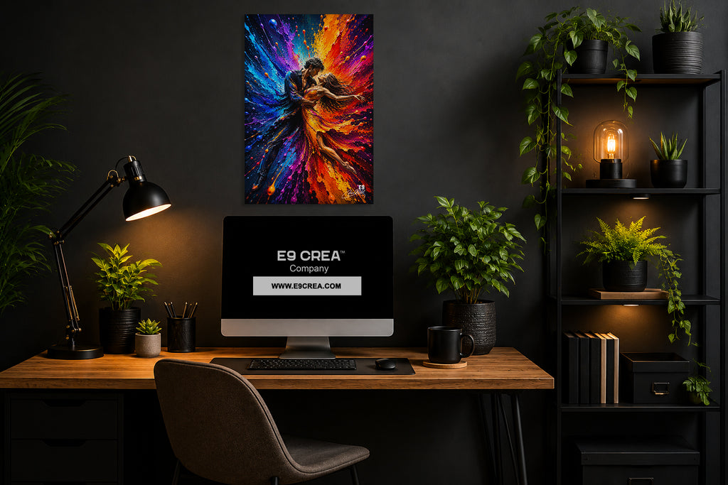 Love Explosion - Impression sur aluminium HD | E9 Fine Metal Art (Copie)