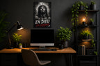 En Dieu J'ai Confiance - Impression sur aluminium HD | E9 Fine Metal Art