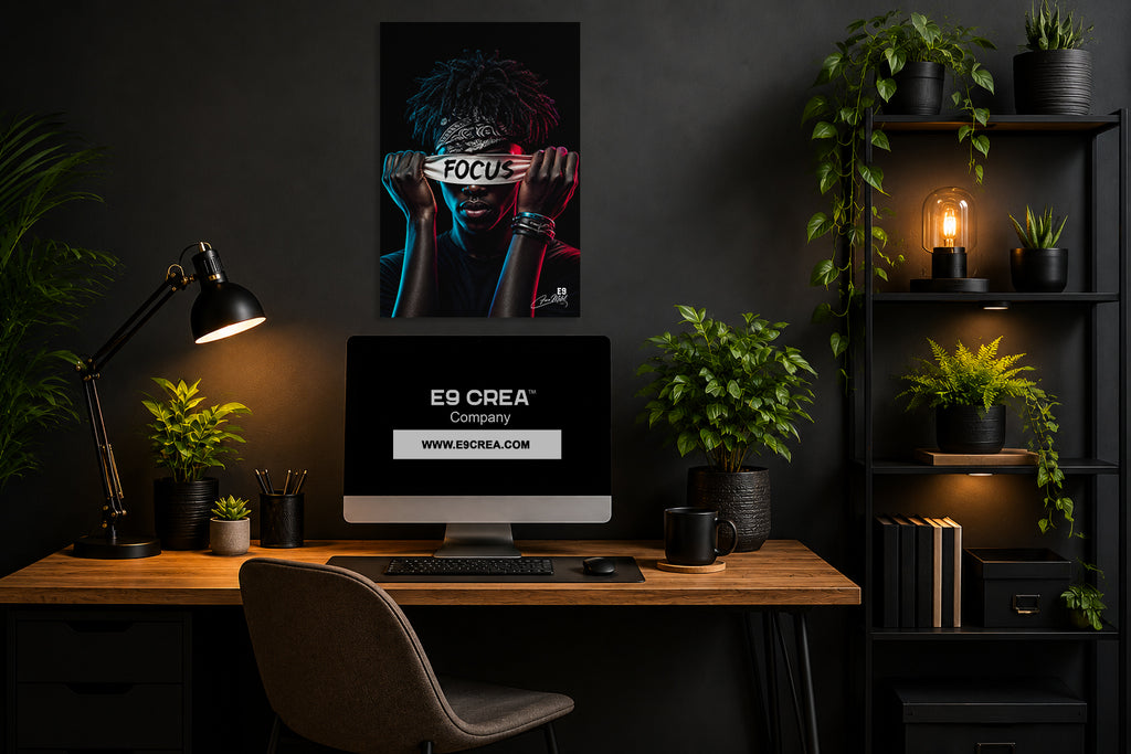 Focus Dark - Impression sur aluminium HD | E9 Fine Metal Art