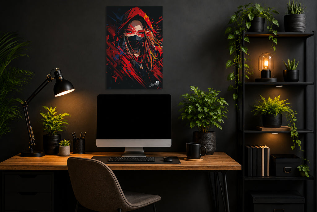 Red Hood - Impression sur aluminium HD | E9 Fine Metal Art