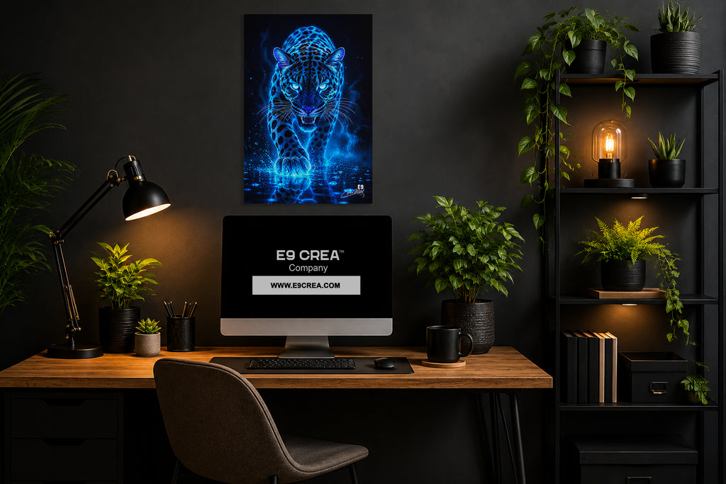 Blue Phantom - Impression sur aluminium HD | E9 Fine Metal Art