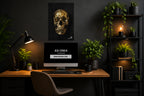 Sacred Skull - Impression sur aluminium HD | E9 Fine Metal Art