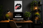 Pink Tongue - Impression sur aluminium HD | E9 Fine Metal Art