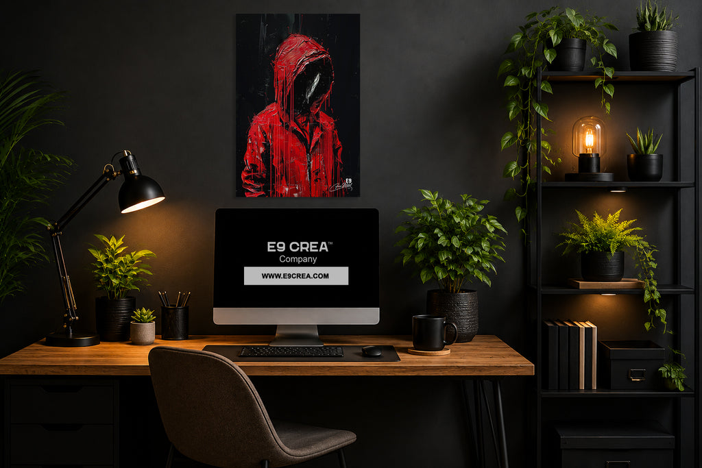 The Faceless - Impression sur aluminium HD | E9 Fine Metal Art