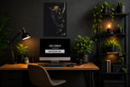 Shadow & Gold - Impression sur aluminium HD | E9 Fine Metal Art