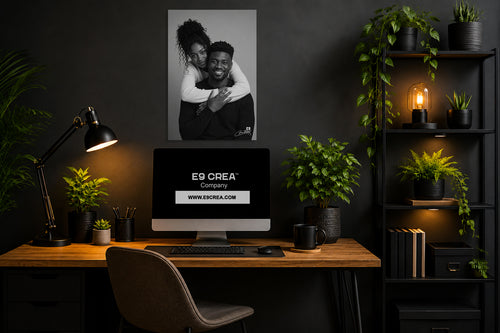 Amour & Couple, Personnalisez ce style avec votre image, texte ou logo pour créer une décoration unique qui reflète votre identité. #2