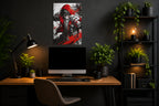Red Ink - Impression sur aluminium HD | E9 Fine Metal Art