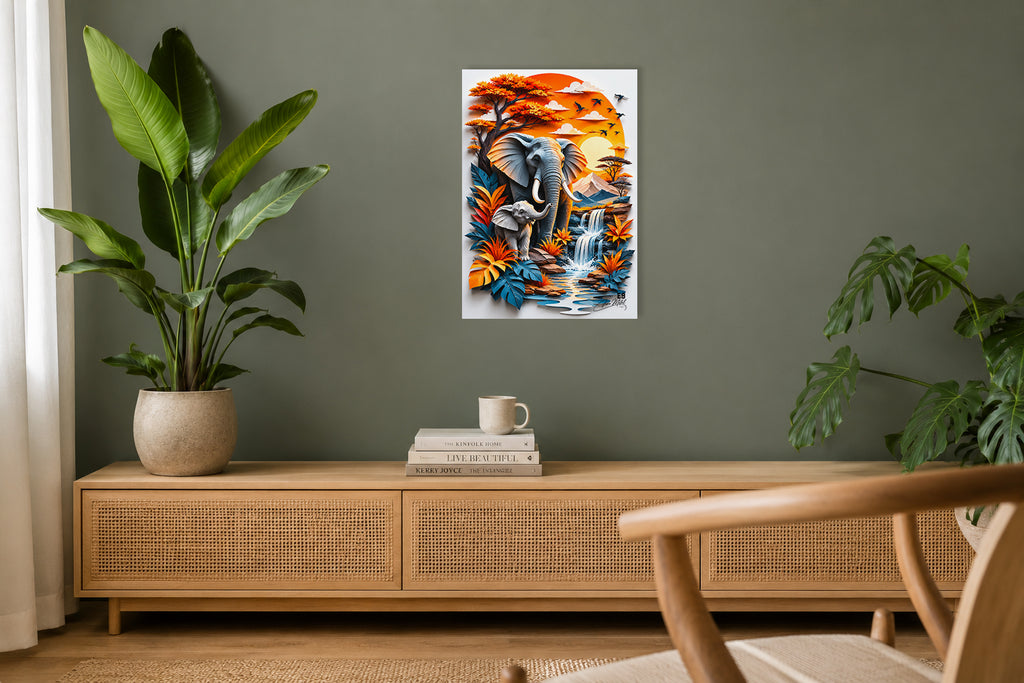 Savanna Bond - Impression sur aluminium HD | E9 Fine Metal Art