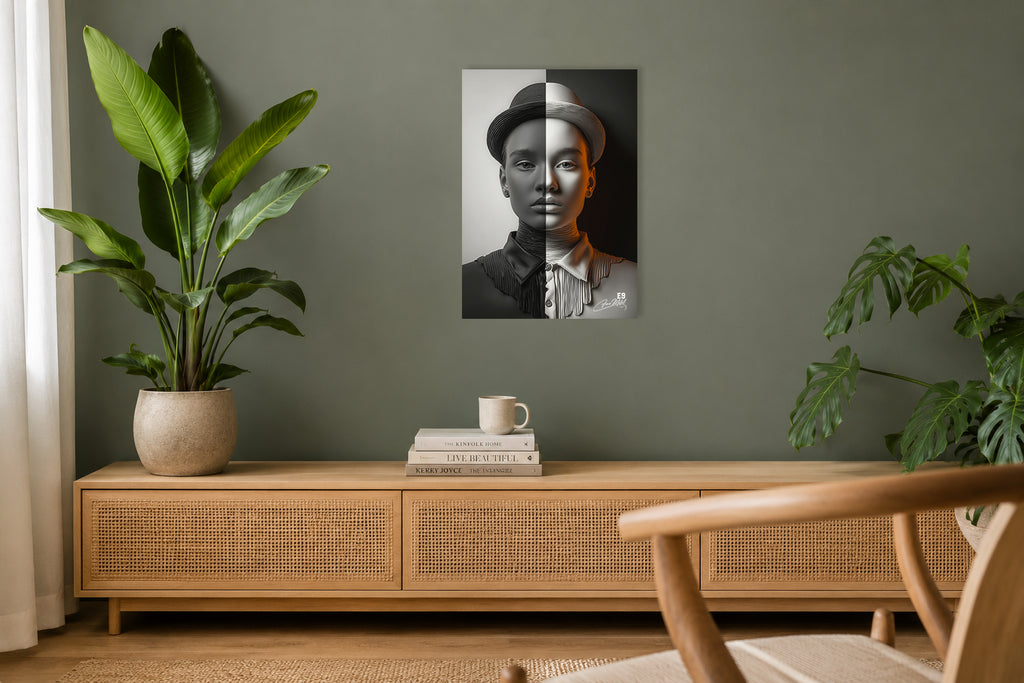 Half & Half I - Impression sur aluminium HD | E9 Fine Metal Art