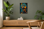 Turquoise Rising - Impression sur aluminium HD | E9 Fine Metal Art