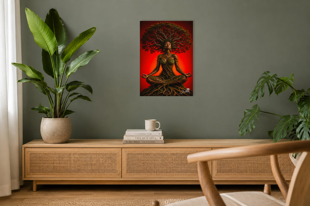 Root & Fire - Impression sur aluminium HD | E9 Fine Metal Art