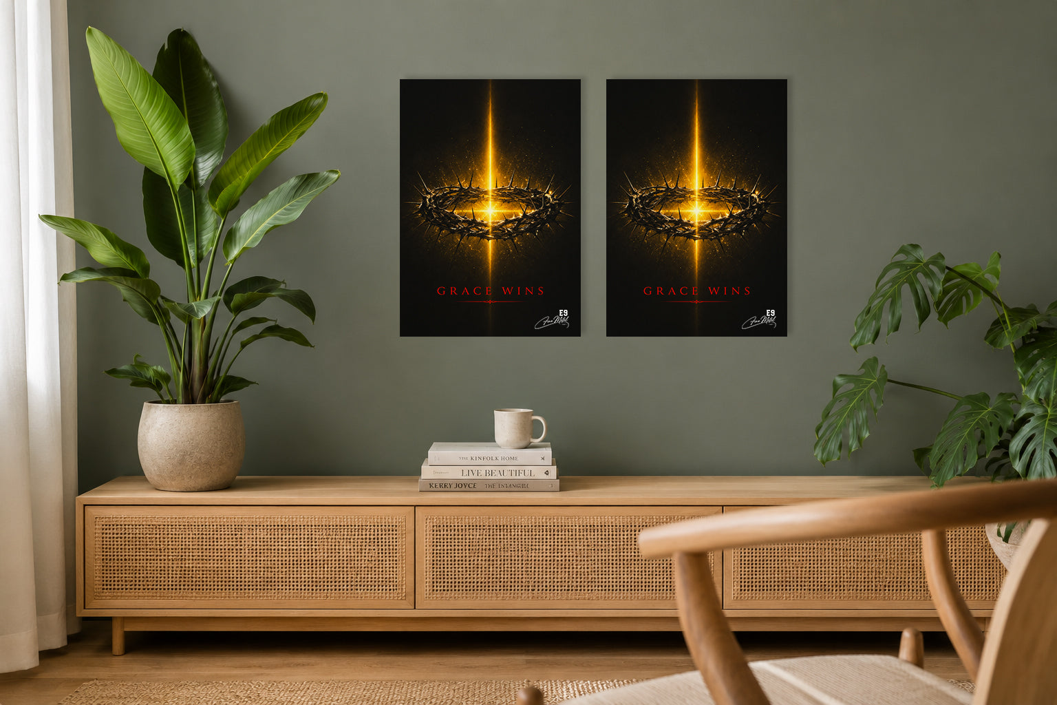 Grace Wins - Impression sur aluminium HD | E9 Fine Metal Art