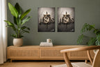 Jésus a Sauvé Ma Vie - Impression sur aluminium HD | E9 Fine Metal Art