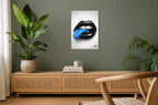 Blue Tongue - Impression sur aluminium HD | E9 Fine Metal Art