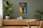 Fire & Ice Titan - Impression sur aluminium HD | E9 Fine Metal Art
