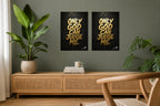 Only God Can Judge Me Gold - Impression sur aluminium HD | E9 Fine Metal Art