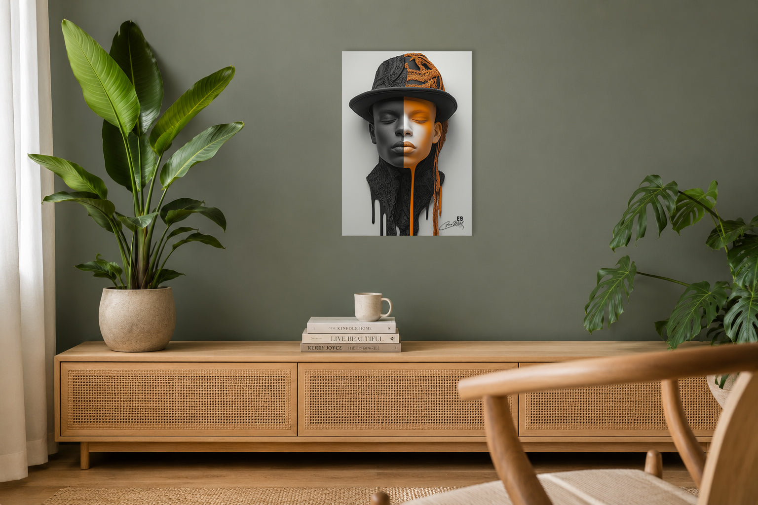 Half & Half XI - Impression sur aluminium HD | E9 Fine Metal Art