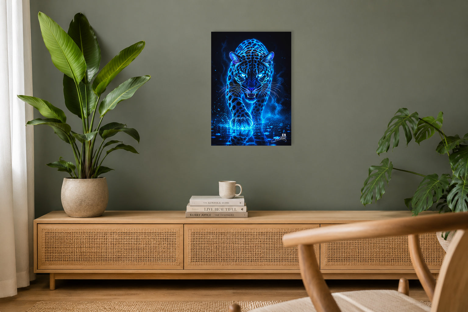 Blue Phantom - Impression sur aluminium HD | E9 Fine Metal Art
