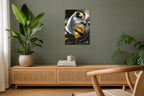 Golden Drip - Impression sur aluminium HD | E9 Fine Metal Art