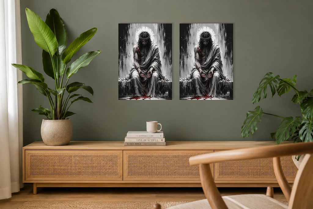 Shattered Elegance - Surrealist Art Aluminium Print