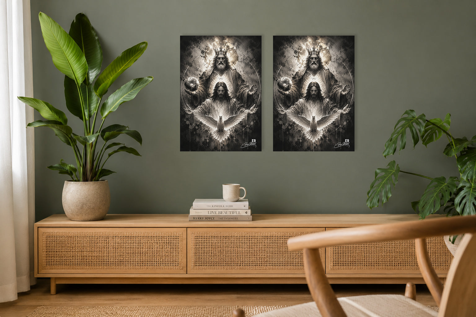 The Holy Trinity - Impression sur aluminium HD | E9 Fine Metal Art