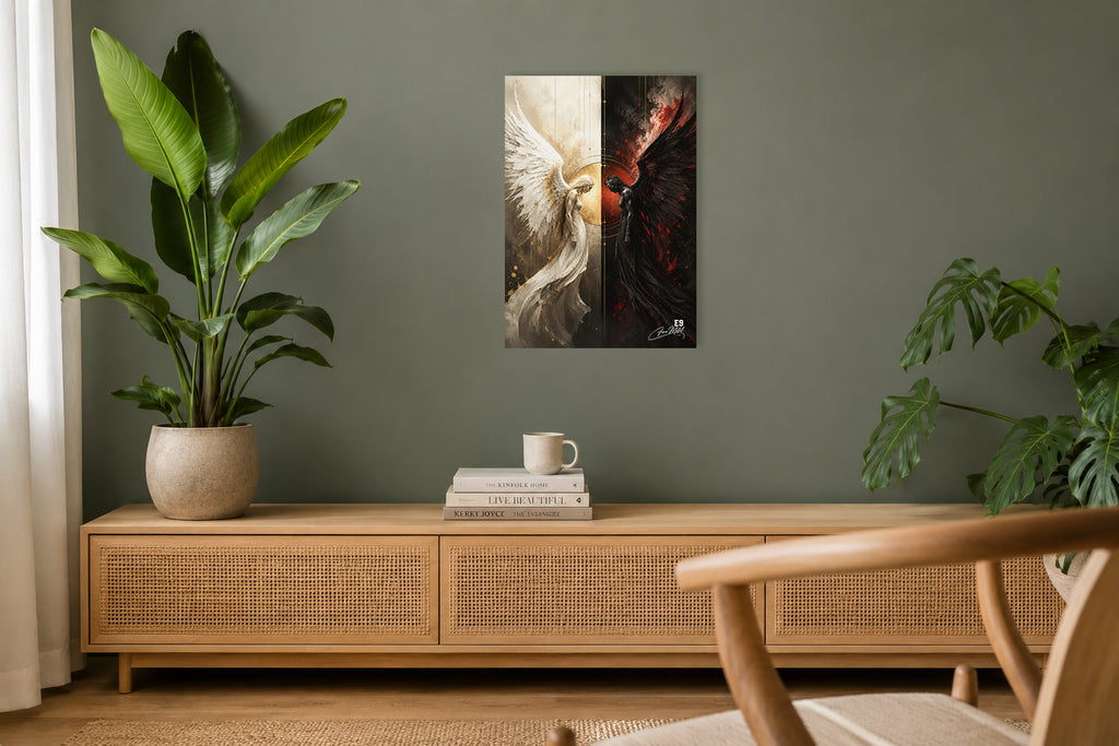 Light & Fallen - Impression sur aluminium HD | E9 Fine Metal Art