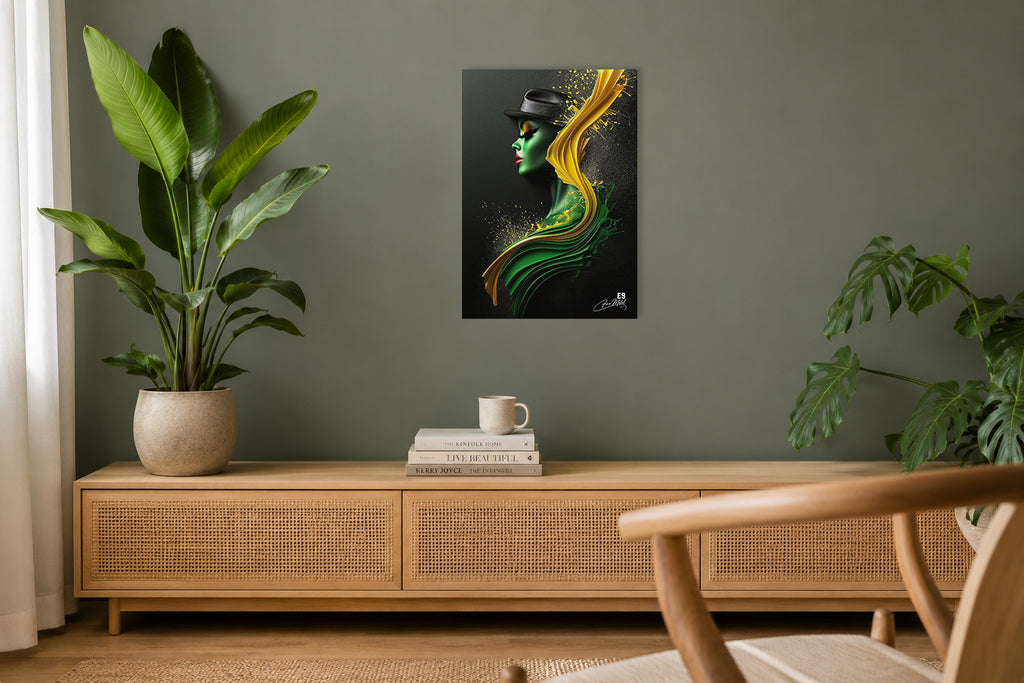 Shattered Elegance - Surrealist Art Aluminium Print