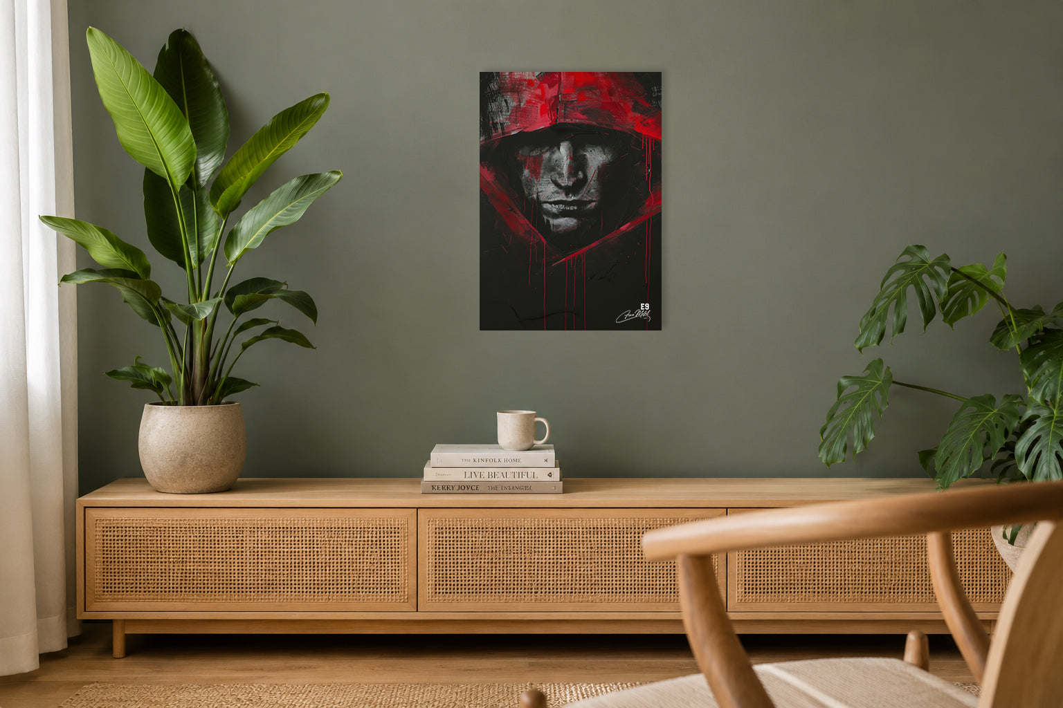 War Paint - Impression sur aluminium HD | E9 Fine Metal Art
