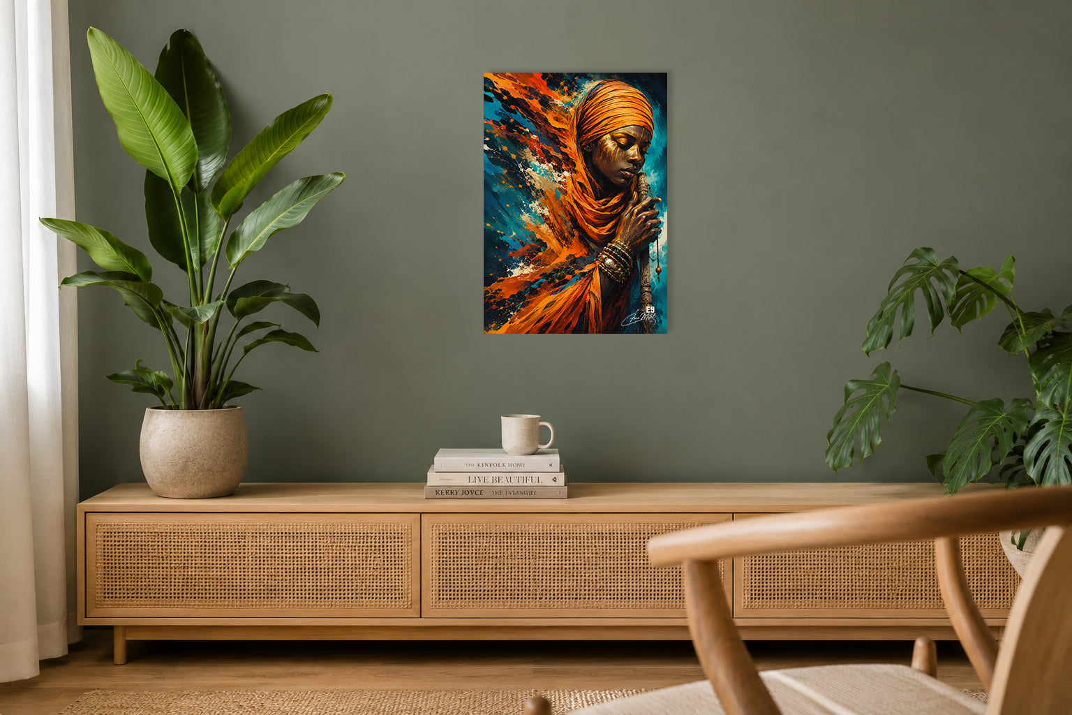 Flame of Grace - Impression sur aluminium HD | E9 Fine Metal Art