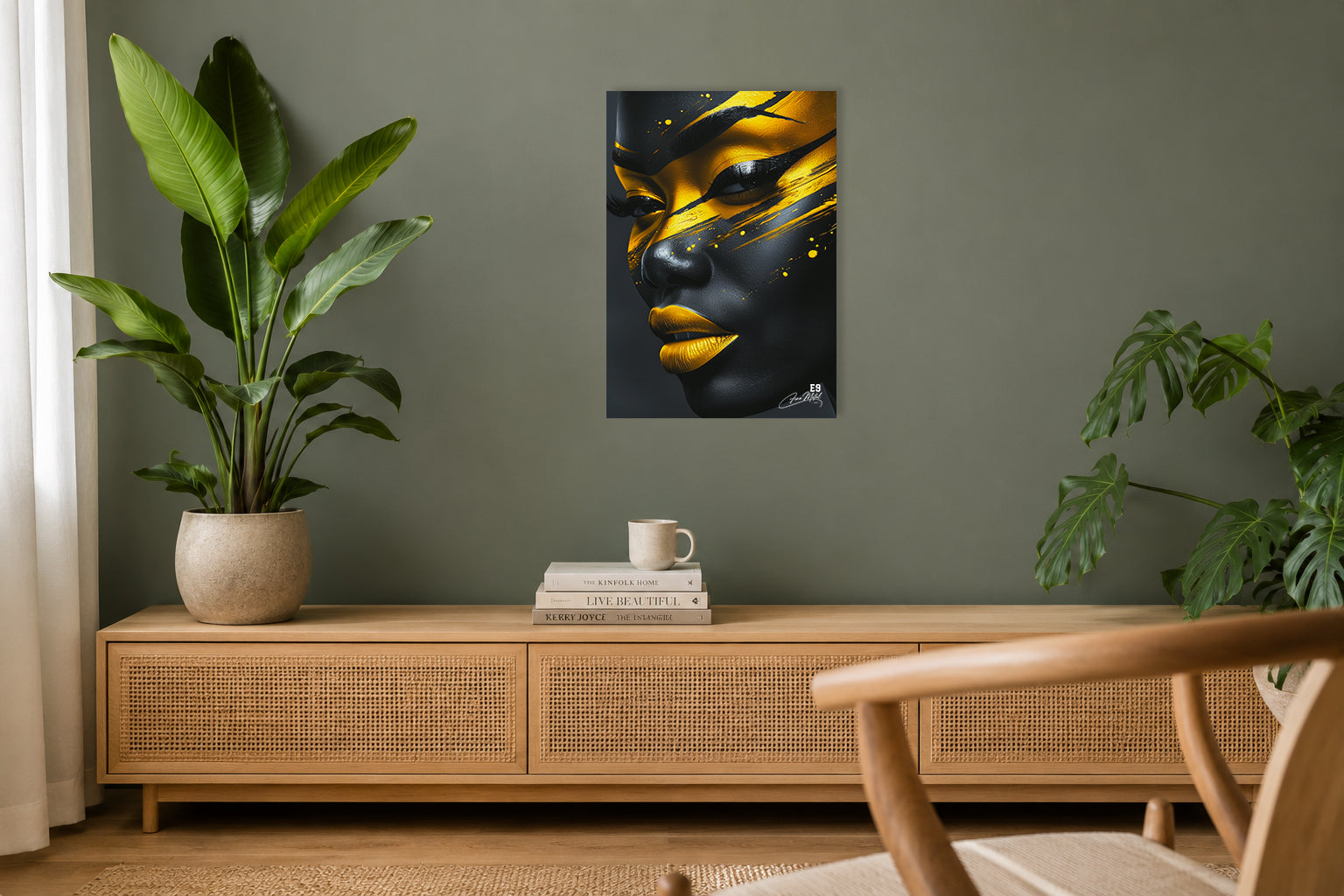 Wild Brushstroke - Impression sur aluminium HD | E9 Fine Metal Art