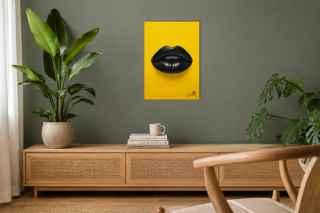 Black Lips - Impression sur aluminium HD | E9 Fine Metal Art
