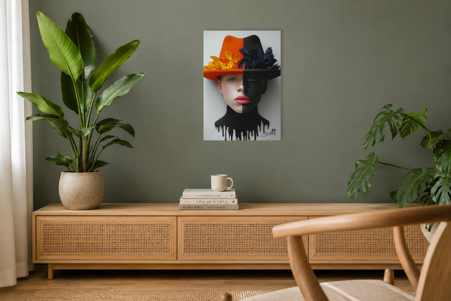 Half & Half VIII - Impression sur aluminium HD | E9 Fine Metal Art