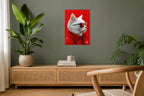Crazy Cat - Impression sur aluminium HD | E9 Fine Metal Art