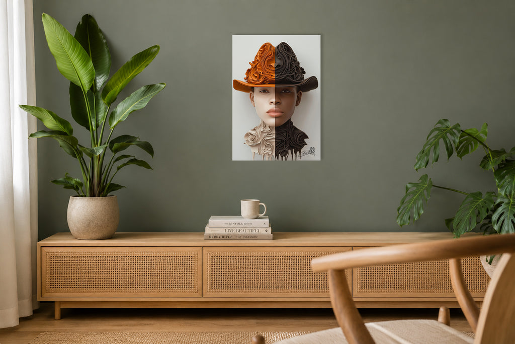 Half & Half VI - Impression sur aluminium HD | E9 Fine Metal Art