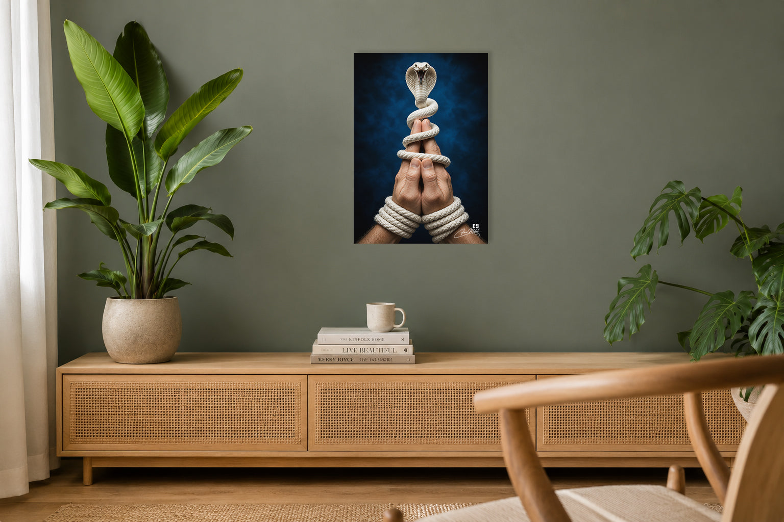 The Cobra  - Impression sur aluminium HD | E9 Fine Metal Art