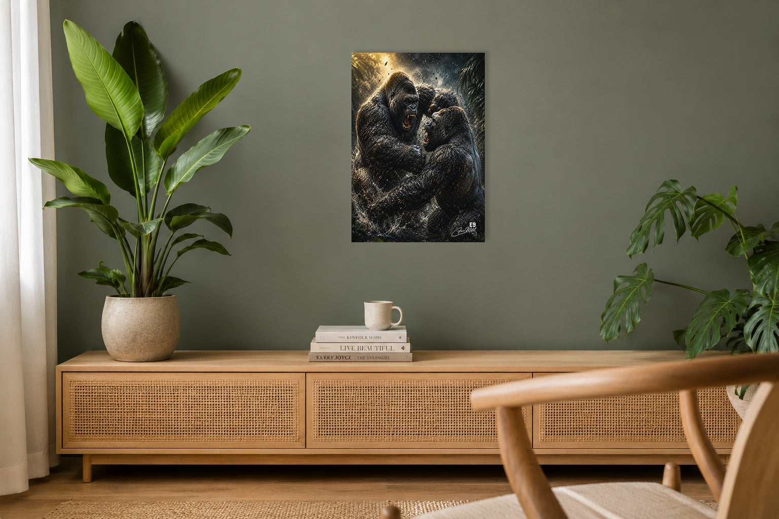 Clash of Titans - Impression sur aluminium HD | E9 Fine Metal Art