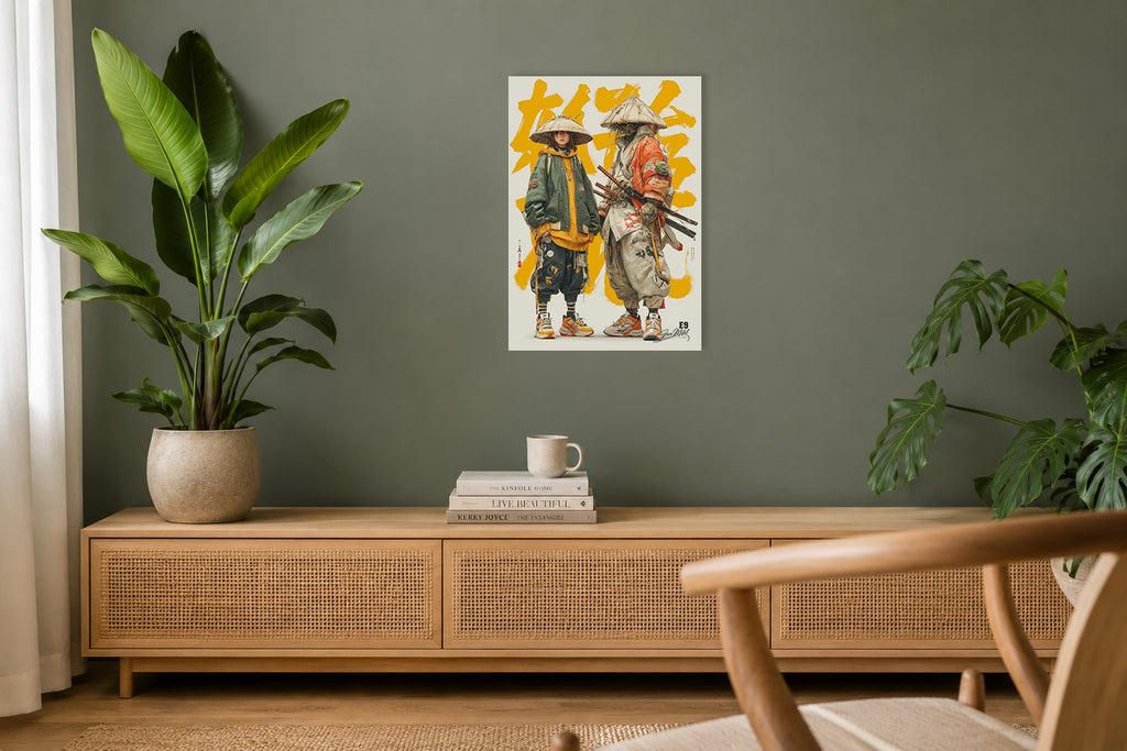 Ronin Code - Impression sur aluminium HD | E9 Fine Metal Art