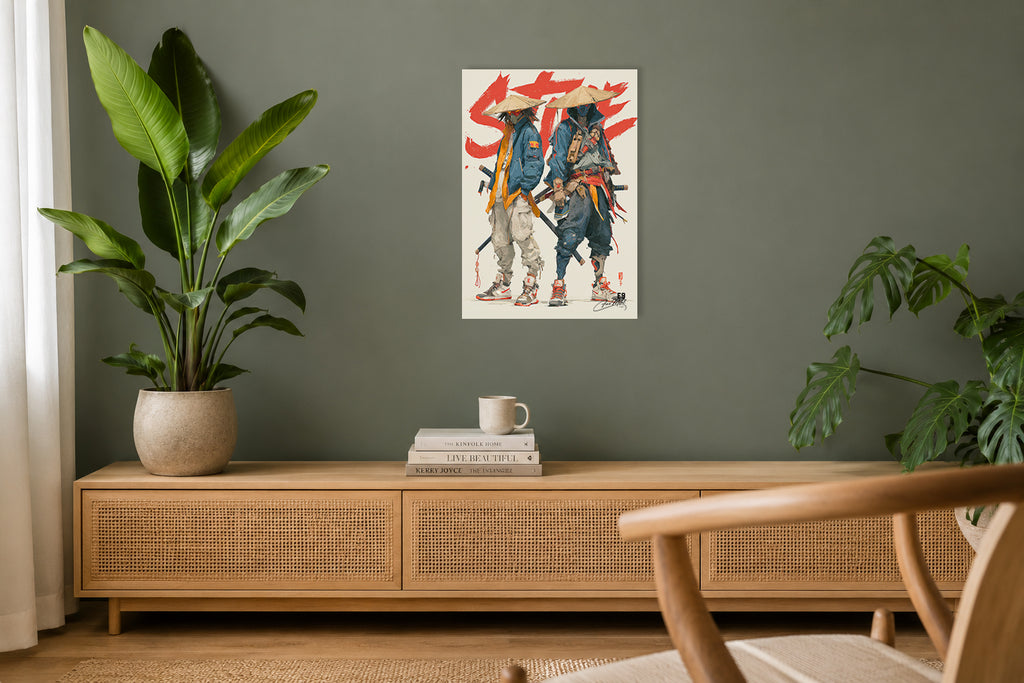 Style Ronin - Impression sur aluminium HD | E9 Fine Metal Art