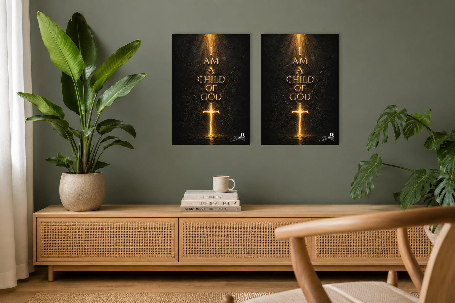 I Am a Child of God - Impression sur aluminium HD | E9 Fine Metal Art