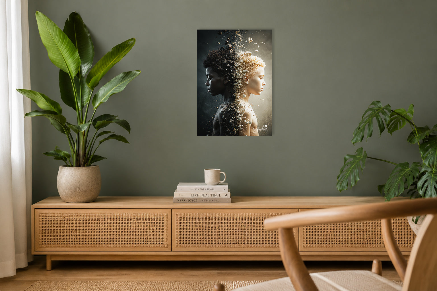 Two Worlds - Impression sur aluminium HD | E9 Fine Metal Art