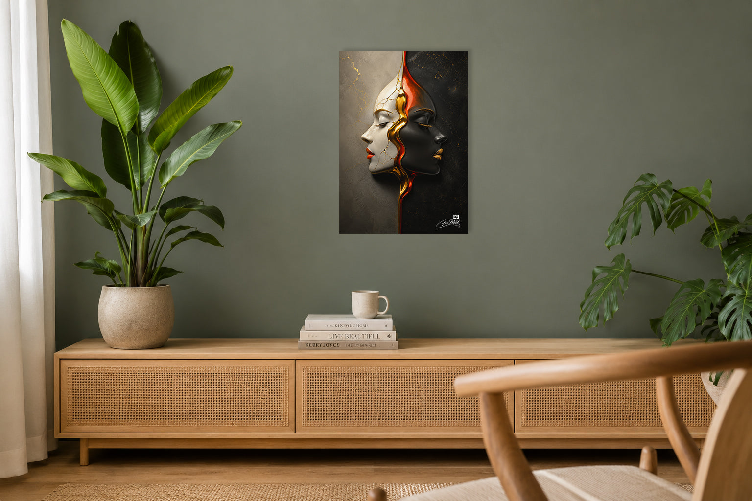 Shattered Elegance - Surrealist Art Aluminium Print
